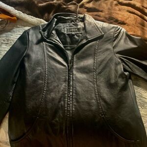 Women's Black Leather Jacket